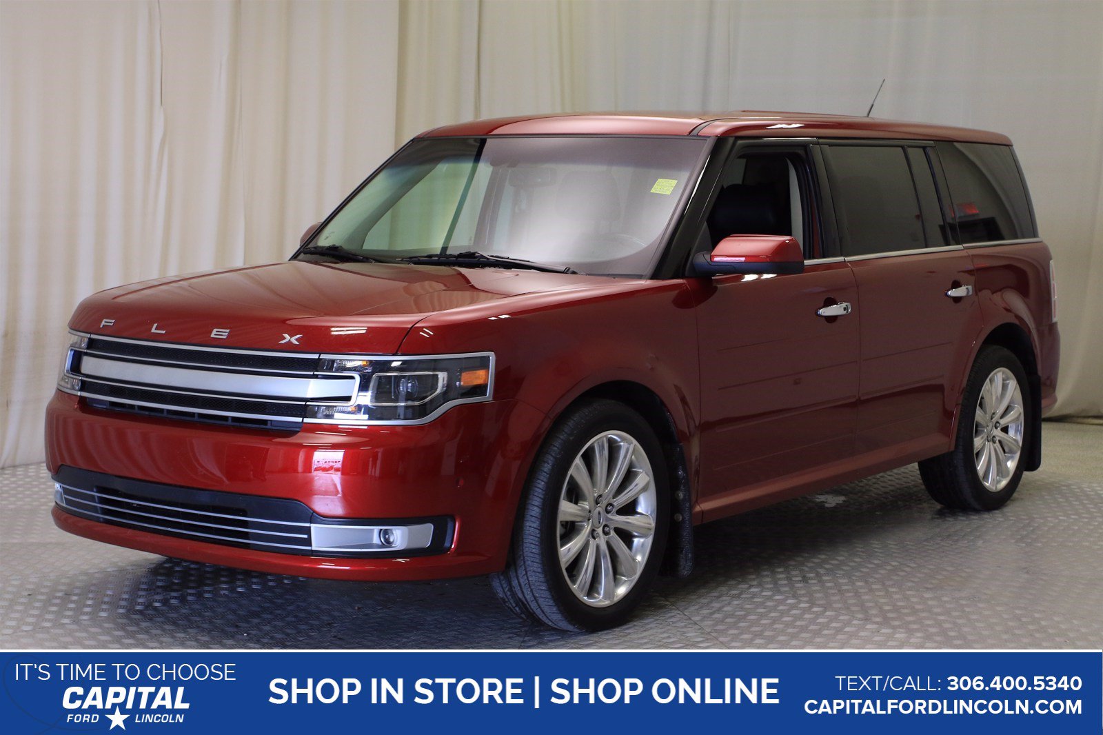 Pre-Owned 2019 Ford Flex Limited EcoBoost AWD SUV in Regina #V316A ...